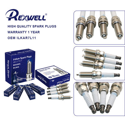 Automotive Spare Parts OE ILKAR7L11 PE55-18-110 22401-EW61C Auto Engine Universal Iridium Spark Plugs For NISSAN MAZDA3 CX-5 Car