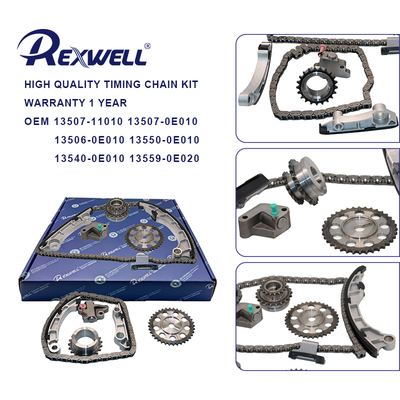13507-11010 13507-0E010 13506-0E010 13550-0E010 13540-0E010 Kit de cadena de distribución del motor del coche para Toyota Hilux Revo 1GD 2GD